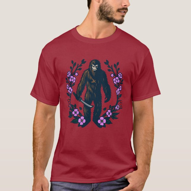 Camiseta Sasquatch siamés (Anverso)