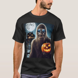 Camiseta Sasquatch sobre Halloween
