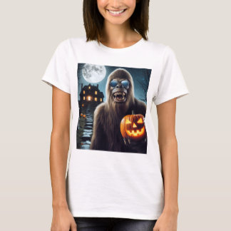 Camiseta Sasquatch sobre Halloween