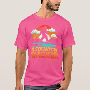 Camiseta Sasquatch Tracker Vintage Bigfoot Hunter estilo 80