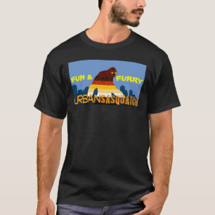 Camiseta Sasquatch Urbano - Tiras de Furry - Orgullo del Os