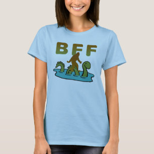 Camiseta Sasquatch y Nessie son BFF