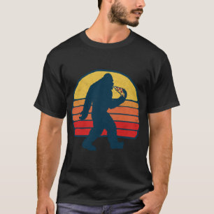 Camiseta ¡Sasquatch y Pizza! Divertido Comer Pie Grande y S