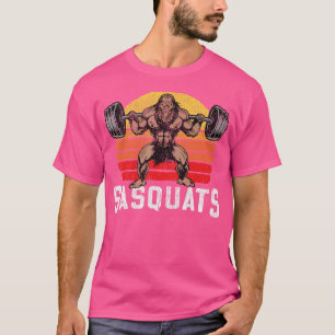Camiseta Sasquats Leg Day Halterofilia Bigfoot Squat Distre