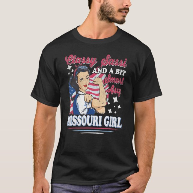 Camiseta Sassi Clásico Y Un Chica Assi Missouri Un Poco Int (Anverso)
