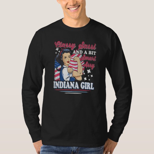 Camiseta Sassi Clásico Y Un Poco Inteligente Chica Assi Ind (Anverso)