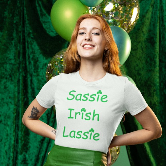 Camiseta Sassie Irish Lassie (Subido por el creador)