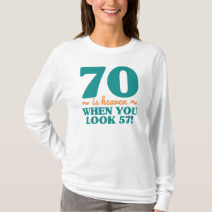 Camiseta Sassy 70 cumpleaños