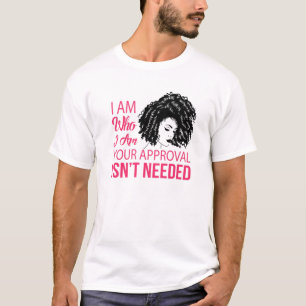 Camiseta Sassy afroamericanas orgullo negro afro damas luna