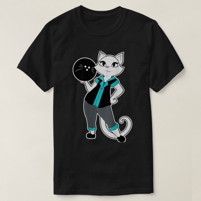 Camiseta Sassy Alley Cat Bowside Team Backside T (Diseño del anverso)