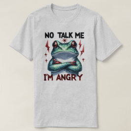 Camiseta Sassy Bold Soy Angry Frog Graphic Cita de T-Shirt