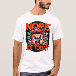 Camiseta Sassy Boy Fit Throwing Shirt - "Not Today" Tee