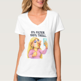 Camiseta Sassy Confie Influencer Fabuloso Selfie Troll