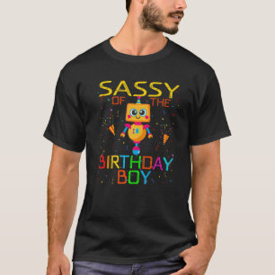 Camiseta Sassy Del Niño Nacimiento Robótica Temática Famili