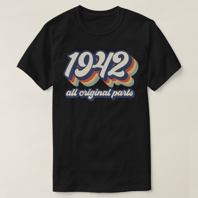 Camiseta Sassy desde 1942 Fabulosos regalos de cumpleaños n (Diseño del anverso)