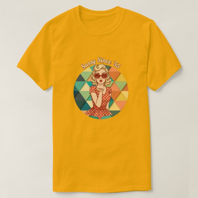 Camiseta Sassy desde el '55 (Diseño del anverso)