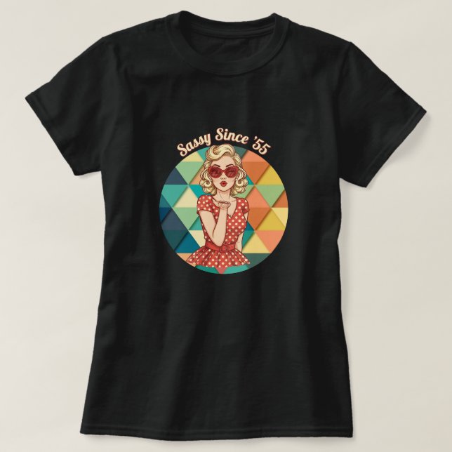 Camiseta Sassy desde el '55 (Diseño del anverso)