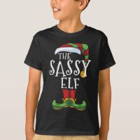 Sassy Elf Funny Family Mating Navidades Gift Paj