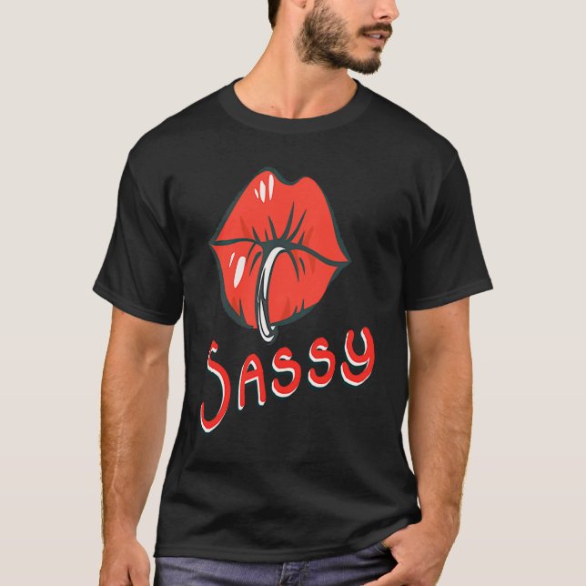 Camiseta Sassy Fabulous Sarcastic And With Attitude Cute Ki (Anverso)