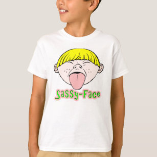 Camiseta Sassy Face Boy