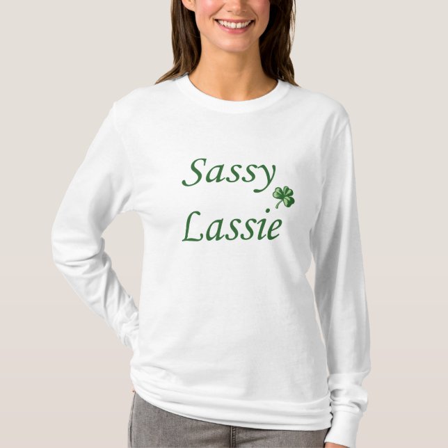 Camiseta Sassy Lassie (Anverso)