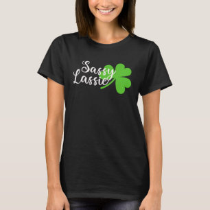 Camiseta Sassy Lassie Kids Chicas Equipo para St Patricks