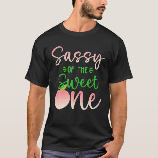 Camiseta Sassy Of Birthday One Peach 1St Summer Fruit F