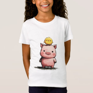 Camiseta Sassy Pig: Funny Pig Design
