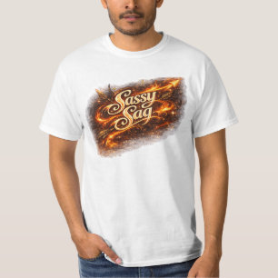 Camiseta Sassy Sag Zodiac – Fuego Sagitario Audaz