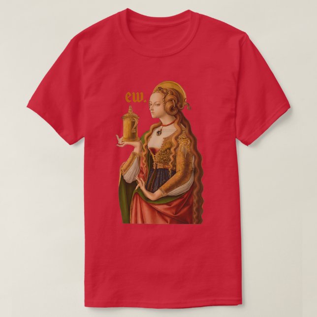 Camiseta Sassy side eye medieval María Magdalena (Diseño del anverso)