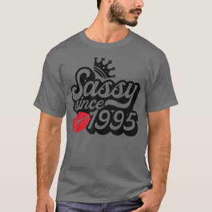 Camiseta Sassy Since 1995 Fabulous 27rd Birthday Gifts Idea