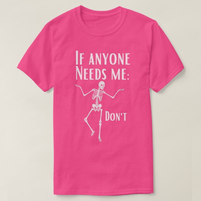 Camiseta Sassy Skeleton (Diseño del anverso)