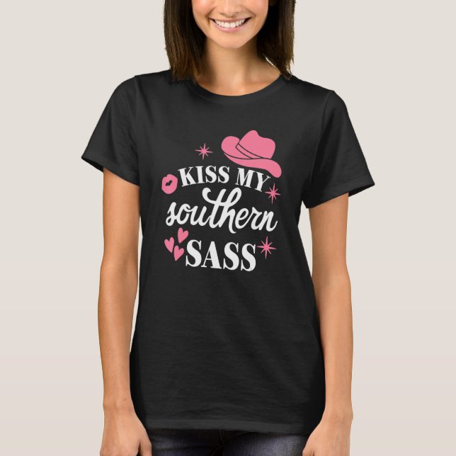 Camiseta Sassy Southern Girl Redneck Western Cowgirl Southe (Anverso)