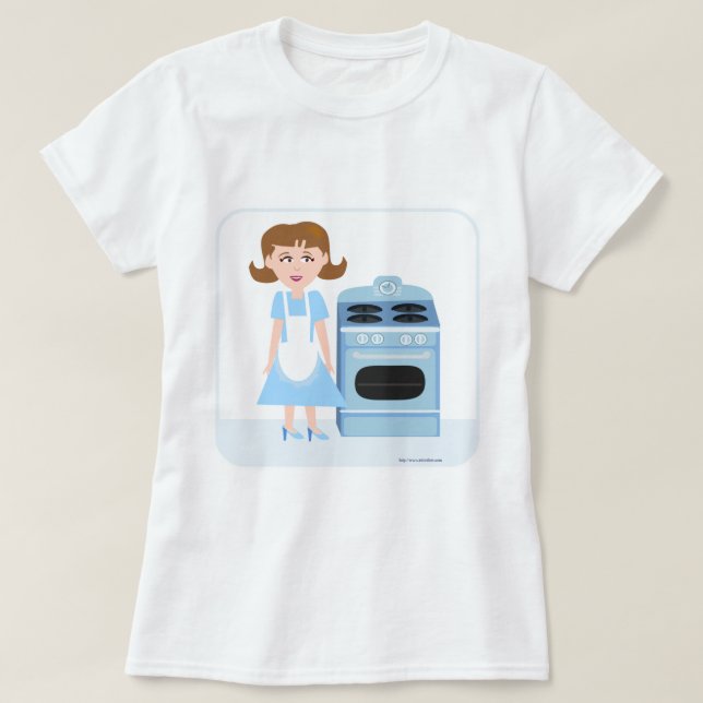 Camiseta Sassy Sweet Fifties Housewife Kitsch Art (Diseño del anverso)