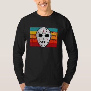 Camiseta Sasuy Horror Hockey Mask Retro