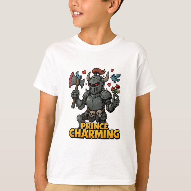 Camiseta Sasuy Personalizado Knight - "Encantador de precio (Anverso)