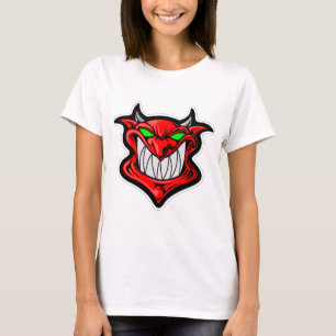 Camiseta satan cabeza de personalizado demon