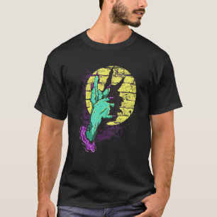 Camiseta Satan Devil Demon Hand Shadow Occult Pagan Wiccan