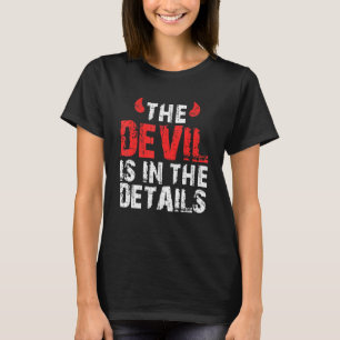 Camiseta Satan Diablo Diciendo Der Teufel Steckt In Detail