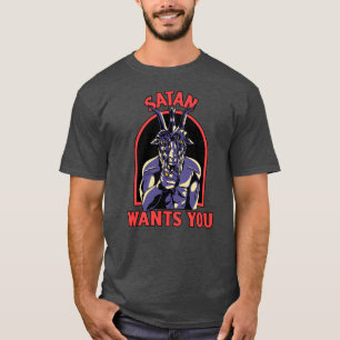 Camiseta Satan te quiere