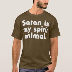 Camiseta Satanás es mi animal espiritual