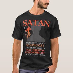 Camiseta Satanás me ama Baphomet Devil 666 Scapegoat Agnost