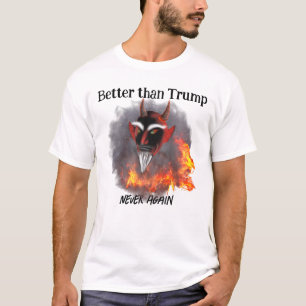 Camiseta Satanás mejor que Trump