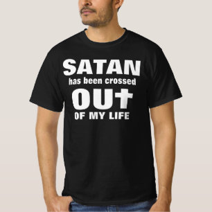 Camiseta Satanás tachado, Jesús adentro