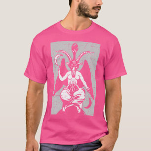 Camiseta Satanic Occulic Devil Baphomet Goat