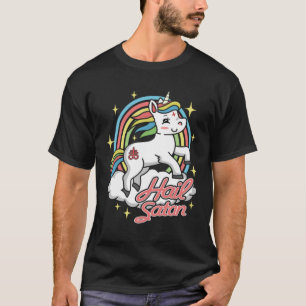 Camiseta Satanic Unicorn Satan para seguidores del diablo