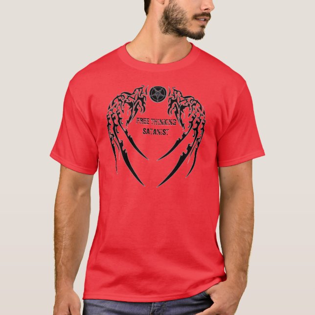 Camiseta satanista de pensamiento libre (Anverso)