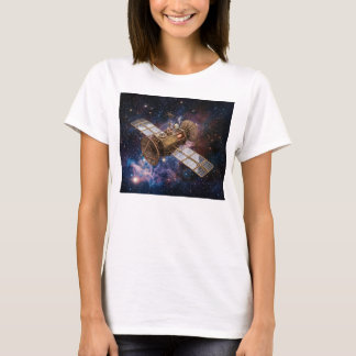 Camiseta Satélite de Comunicaciones Steampunk Estrellado
