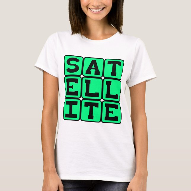 Camiseta Satélite, objeto en órbita (Anverso)