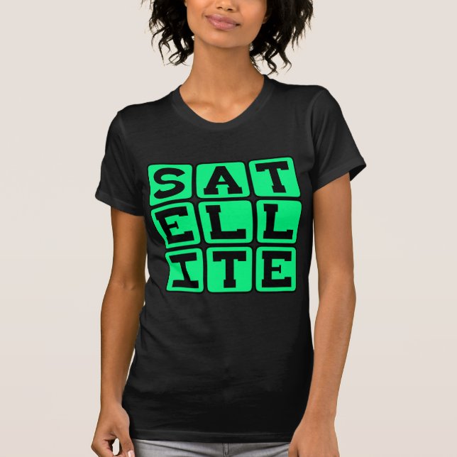 Camiseta Satélite, objeto en órbita (Anverso)